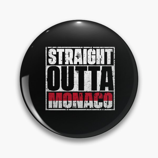 Item preview, Straight Outta Monaco Flag designed and sold by CosmoKitsch.