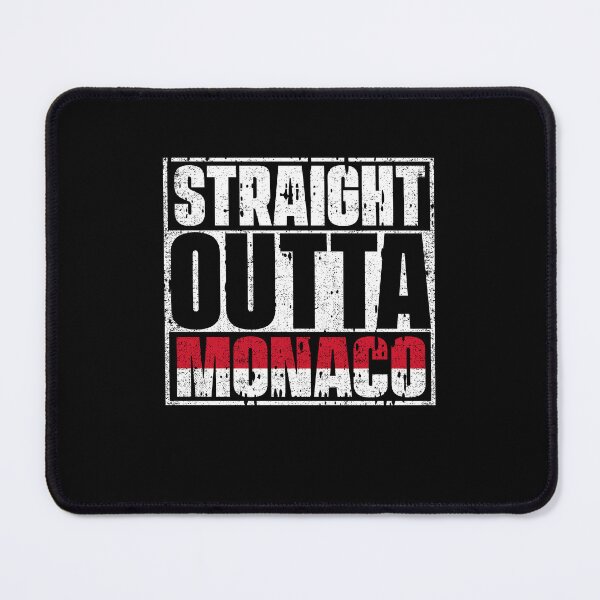 Item preview, Straight Outta Monaco Flag designed and sold by CosmoKitsch.