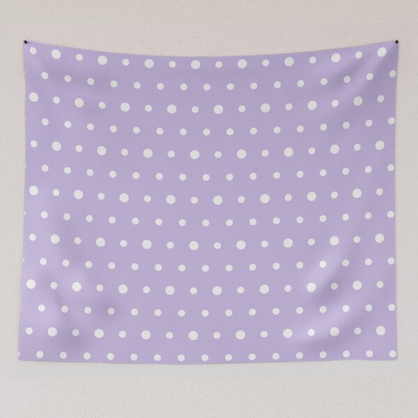Item preview, Lavender And White Polka Dot Pattern designed and sold by pattern-archive.