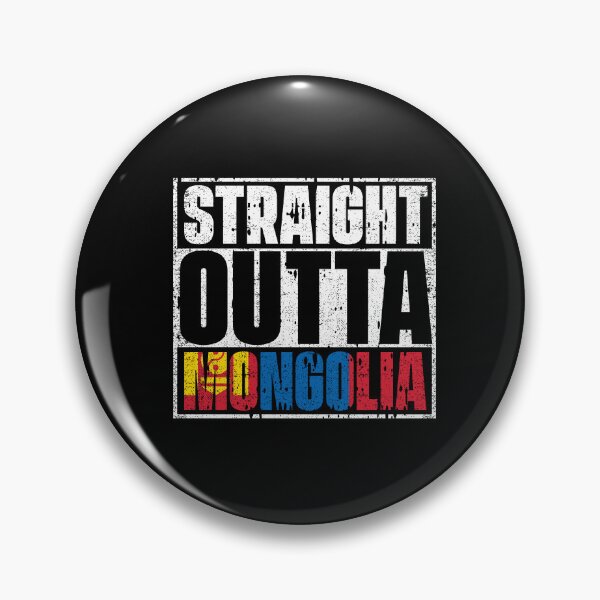 Item preview, Straight Outta Mongolia Flag designed and sold by CosmoKitsch.