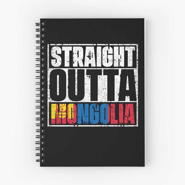 Item preview, Straight Outta Mongolia Flag designed and sold by CosmoKitsch.