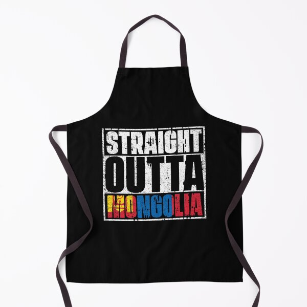 Item preview, Straight Outta Mongolia Flag designed and sold by CosmoKitsch.
