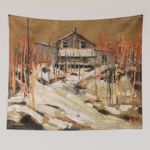 Item preview, New Upload 40 - tom thomson - Best artist - Tom Thomson – Spirit of the Canadian Wilderness – Framed Print designed and sold by KirstenShShop.