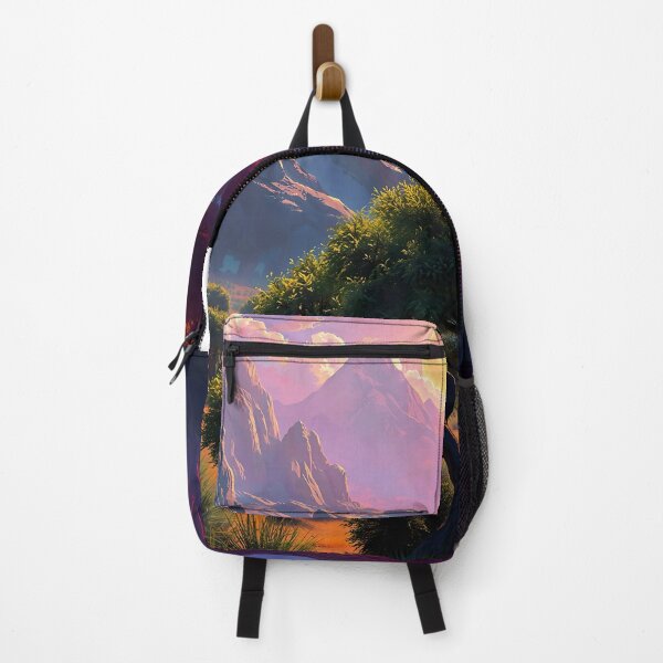 Item preview, Day and Night Fantasy Landscape Zipper Portal Art designed and sold by Daniela`s shop.