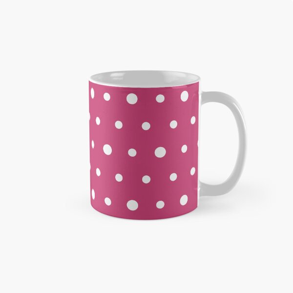 Item preview, Magenta And White Polka Dot Pattern designed and sold by pattern-archive.