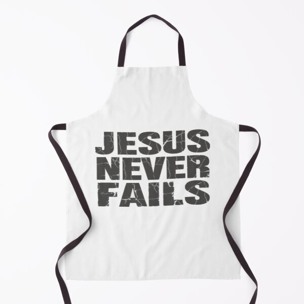 Item preview, Jesus Never Fails Christian Quote | Bold Distressed Faith Typography for Hope Strength & Inspiration designed and sold by Bright Nest Studio.