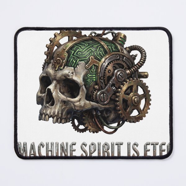 Item preview, Grimdark Machine Spirit Eternal Circuit Skull designed and sold by ModMotiff.