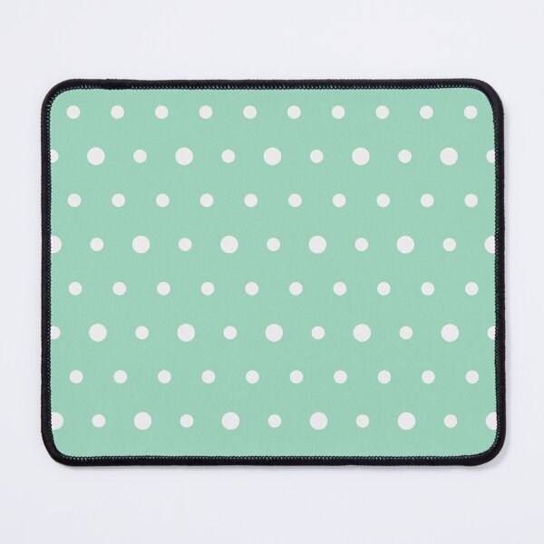 Item preview, Mint And White Polka Dot Pattern designed and sold by pattern-archive.