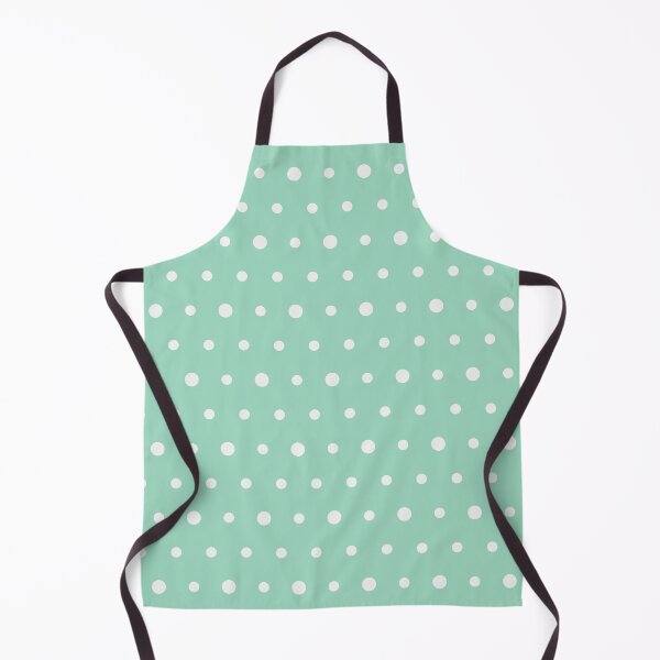 Item preview, Mint And White Polka Dot Pattern designed and sold by pattern-archive.