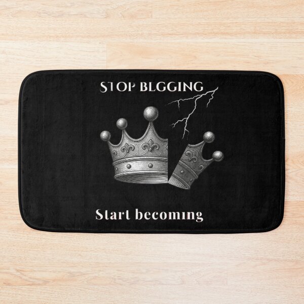 Item preview, Stop Begging Start Becoming - Dark Gothic Broken Crown Motivation designed and sold by CutePearlStudio.