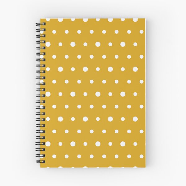 Item preview, Mustard And White Polka Dot Pattern designed and sold by pattern-archive.