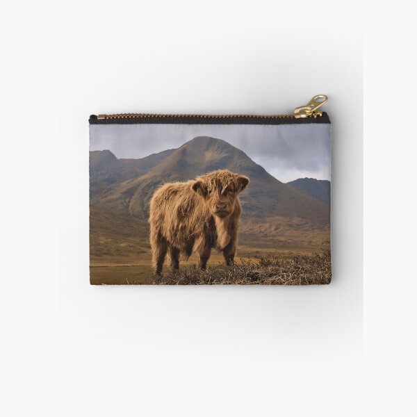 Item preview, Little Highlander | Scottish Highland Cow Calf in Autumn designed and sold by Cissa King Photography.