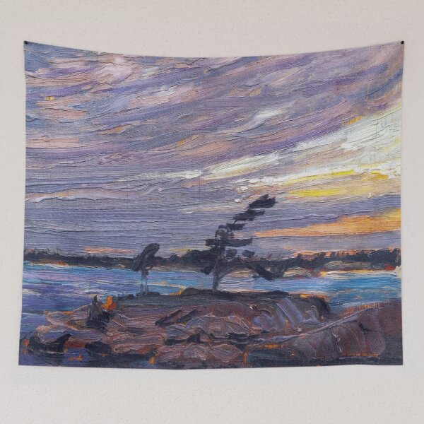 Item preview, New Upload 42 - tom thomson - Best artist - Tom Thomson – Spirit of the Canadian Wilderness – Framed Print designed and sold by KirstenShShop.