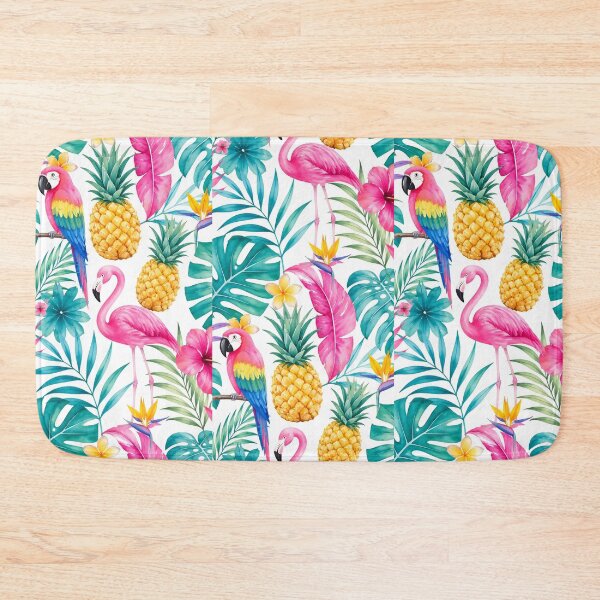Item preview, Flamingo Tropical Pattern – Parrot, Pineapple & Summer Vibes Design designed and sold by Mobile Cases Store.