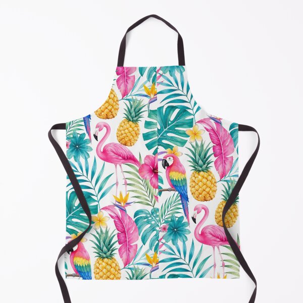 Item preview, Flamingo Tropical Pattern – Parrot, Pineapple & Summer Vibes Design designed and sold by Mobile Cases Store.