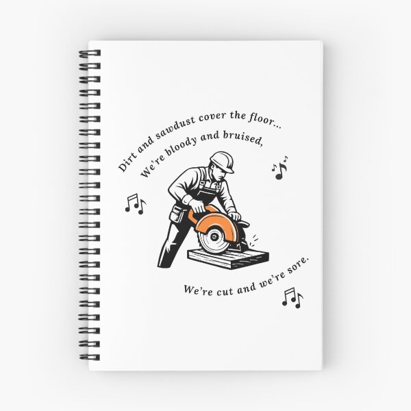 Item preview, Dirt and Sawdust Musical Construction Worker designed and sold by Of The Moment 0707.