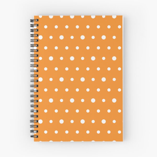 Item preview, Orange And White Polka Dot Pattern designed and sold by pattern-archive.