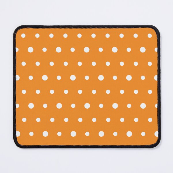 Item preview, Orange And White Polka Dot Pattern designed and sold by pattern-archive.