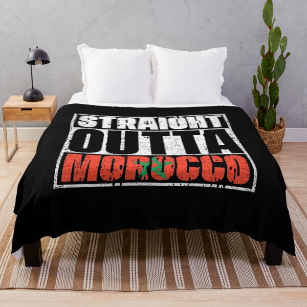 Item preview, Straight Outta Morocco Flag designed and sold by CosmoKitsch.