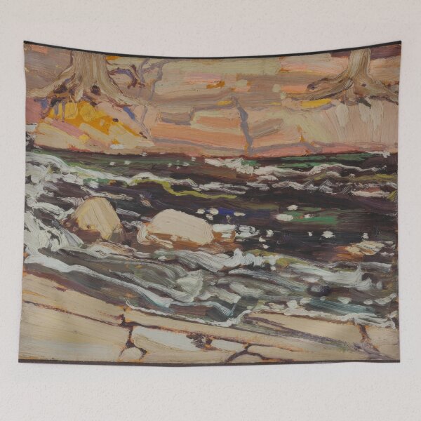 Item preview, New Upload 45 - tom thomson - Best artist - Tom Thomson – Spirit of the Canadian Wilderness – Framed Print designed and sold by KirstenShShop.