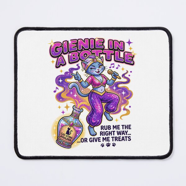 Item preview, Genie In A Bottle Cat Christina Aguilera designed and sold by Pop Rewind HQ.
