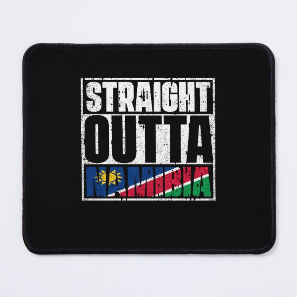 Item preview, Straight Outta Namibia Flag designed and sold by CosmoKitsch.