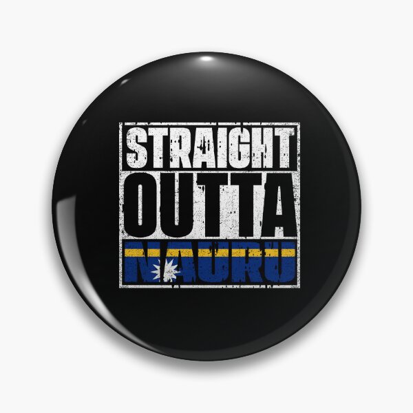 Item preview, Straight Outta Nauru Flag designed and sold by CosmoKitsch.