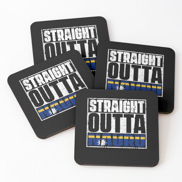 Item preview, Straight Outta Nauru Flag designed and sold by CosmoKitsch.
