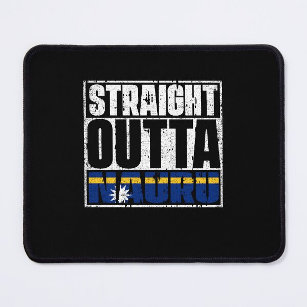 Item preview, Straight Outta Nauru Flag designed and sold by CosmoKitsch.