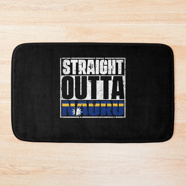 Item preview, Straight Outta Nauru Flag designed and sold by CosmoKitsch.