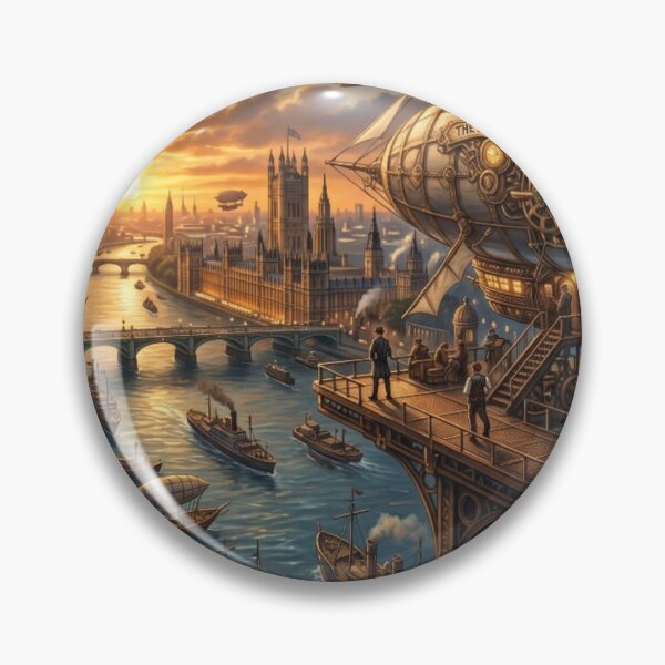 Item preview, Neo-London Airship Harbor & Steampunk Adventurer designed and sold by Vyxorea.