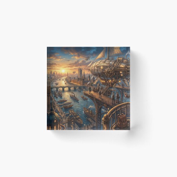 Item preview, Neo-London Airship Harbor & Steampunk Adventurer designed and sold by Vyxorea.