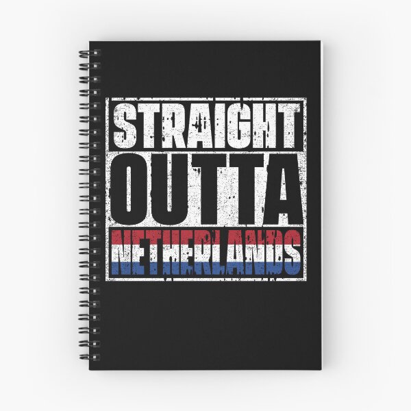 Item preview, Straight Outta Netherlands Flag designed and sold by CosmoKitsch.