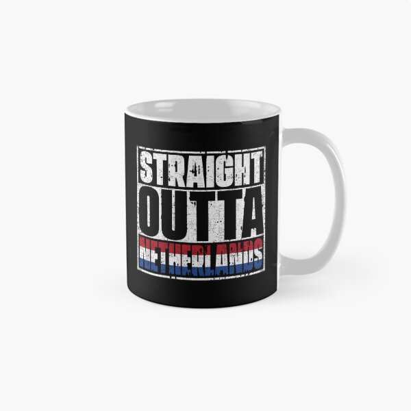 Item preview, Straight Outta Netherlands Flag designed and sold by CosmoKitsch.