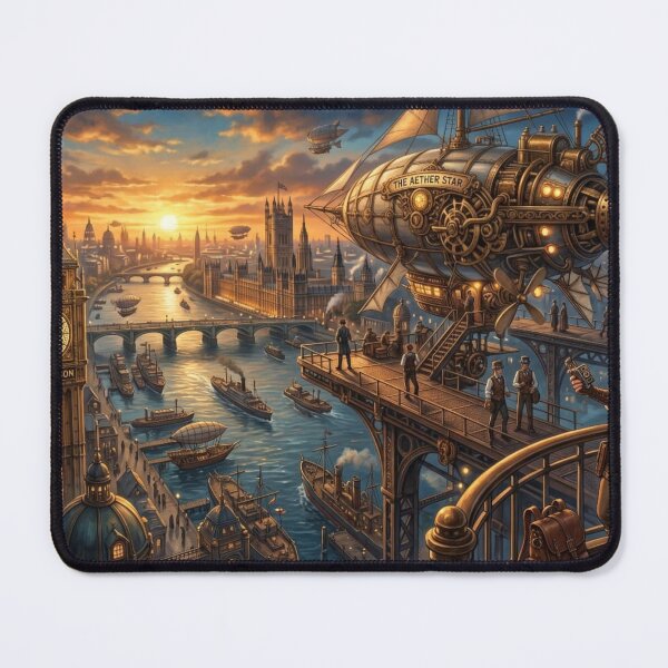 Item preview, Neo-London Airship Harbor & Steampunk Adventurer designed and sold by Vyxorea.