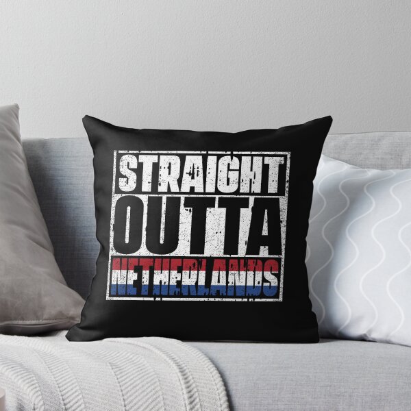 Item preview, Straight Outta Netherlands Flag designed and sold by CosmoKitsch.