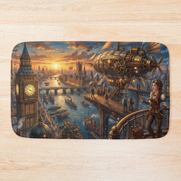 Item preview, Neo-London Airship Harbor & Steampunk Adventurer designed and sold by Vyxorea.