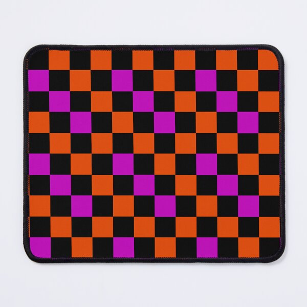 Item preview, Orange Black Purple Checkered Design designed and sold by PatternTitan.