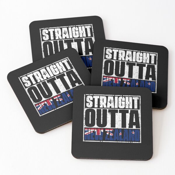 Item preview, Straight Outta New Zealand Flag designed and sold by CosmoKitsch.