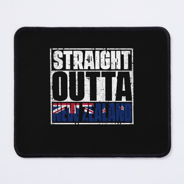 Item preview, Straight Outta New Zealand Flag designed and sold by CosmoKitsch.