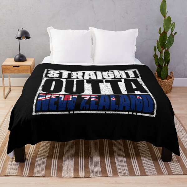 Item preview, Straight Outta New Zealand Flag designed and sold by CosmoKitsch.