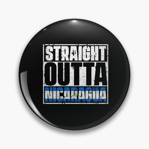 Item preview, Straight Outta Nicaragua Flag designed and sold by CosmoKitsch.