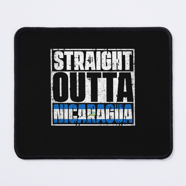 Item preview, Straight Outta Nicaragua Flag designed and sold by CosmoKitsch.