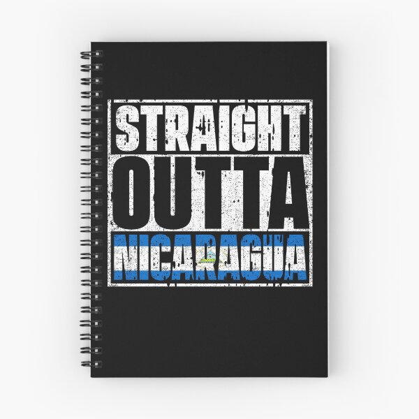 Item preview, Straight Outta Nicaragua Flag designed and sold by CosmoKitsch.