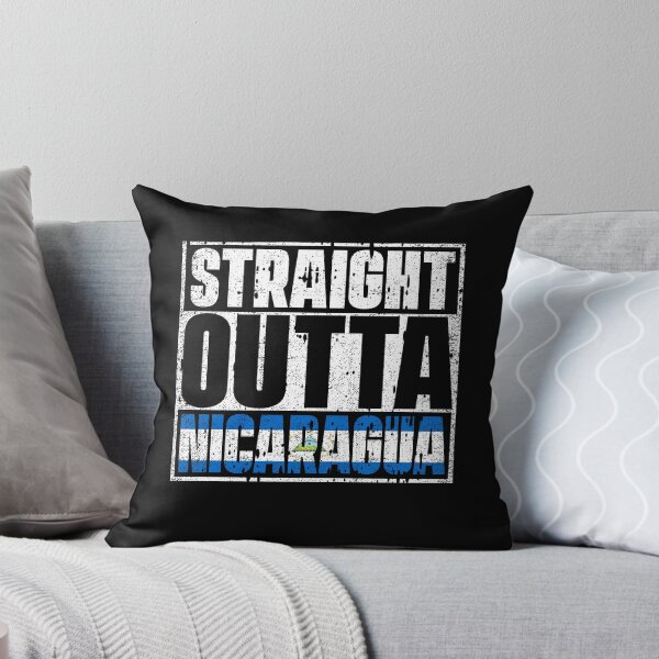 Item preview, Straight Outta Nicaragua Flag designed and sold by CosmoKitsch.
