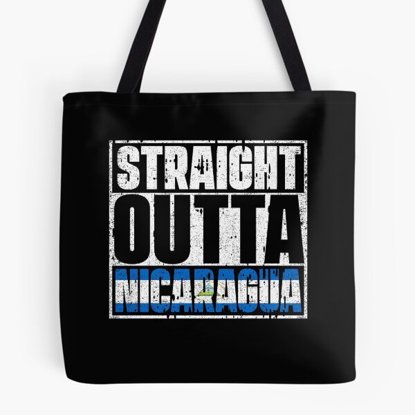 Item preview, Straight Outta Nicaragua Flag designed and sold by CosmoKitsch.