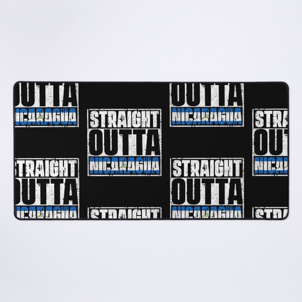 Item preview, Straight Outta Nicaragua Flag designed and sold by CosmoKitsch.