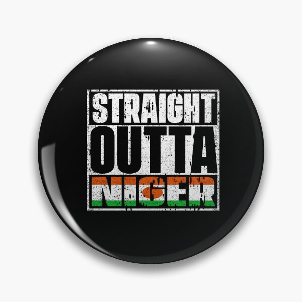 Item preview, Straight Outta Niger Flag designed and sold by CosmoKitsch.