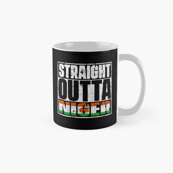 Item preview, Straight Outta Niger Flag designed and sold by CosmoKitsch.