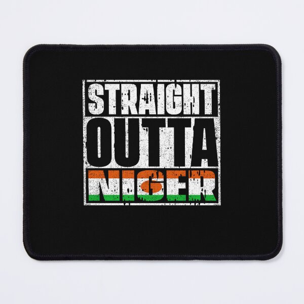 Item preview, Straight Outta Niger Flag designed and sold by CosmoKitsch.